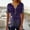 A06 Purple Blouses, variant on Linen Shirts for Women Plus Size V Neck Blouses Loose Fit Short Sleeve Tops Fashion Summer Shirts Elegant Dressy Casual Blouses Today ofertas En , XL Mothers Day