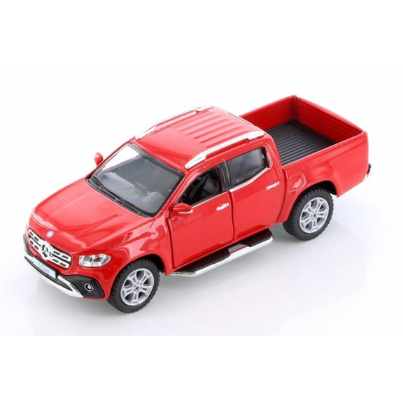 2017 Mercedes-Benz X-Class Double Cab Pickup Truck, Red - Kinsmart 5410D - 1/42 scale Diecast Model Toy Car (Brand New but NO BOX)