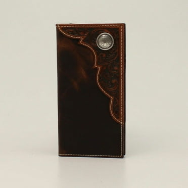 Ariat Youth Rodeo Round Conch Brown Wallet A3551302