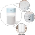 thumbnail image 3 of Mini humidificador, humidificador de viaje portátil de 260 ml, humidificador operado para escritorio de automóvil, oficina en casa, apagado automático, silencioso, 2 modos de niebla, 3 of 7