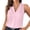 Pink-1, variant on Women's Pleated V Neck Tank Top Silk Satin Camisole Pleated Sleeveless Blouse Dressy Casual Business Summer Basic Shirt