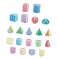 thumbnail image 1 of Juego de 20 piezas de formas 3D, sólidos geométricos, juguete educativo, juego de bloques de construcción con formas geométricas para jardín de infant, 1 of 9