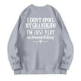 thumbnail image 5 of Futezty Grandma Sweatshirt Women I Don't Spoil My Grandkids Long Sleeve Graphic Shirts Funny Mimi Pullover Top, 5 of 5