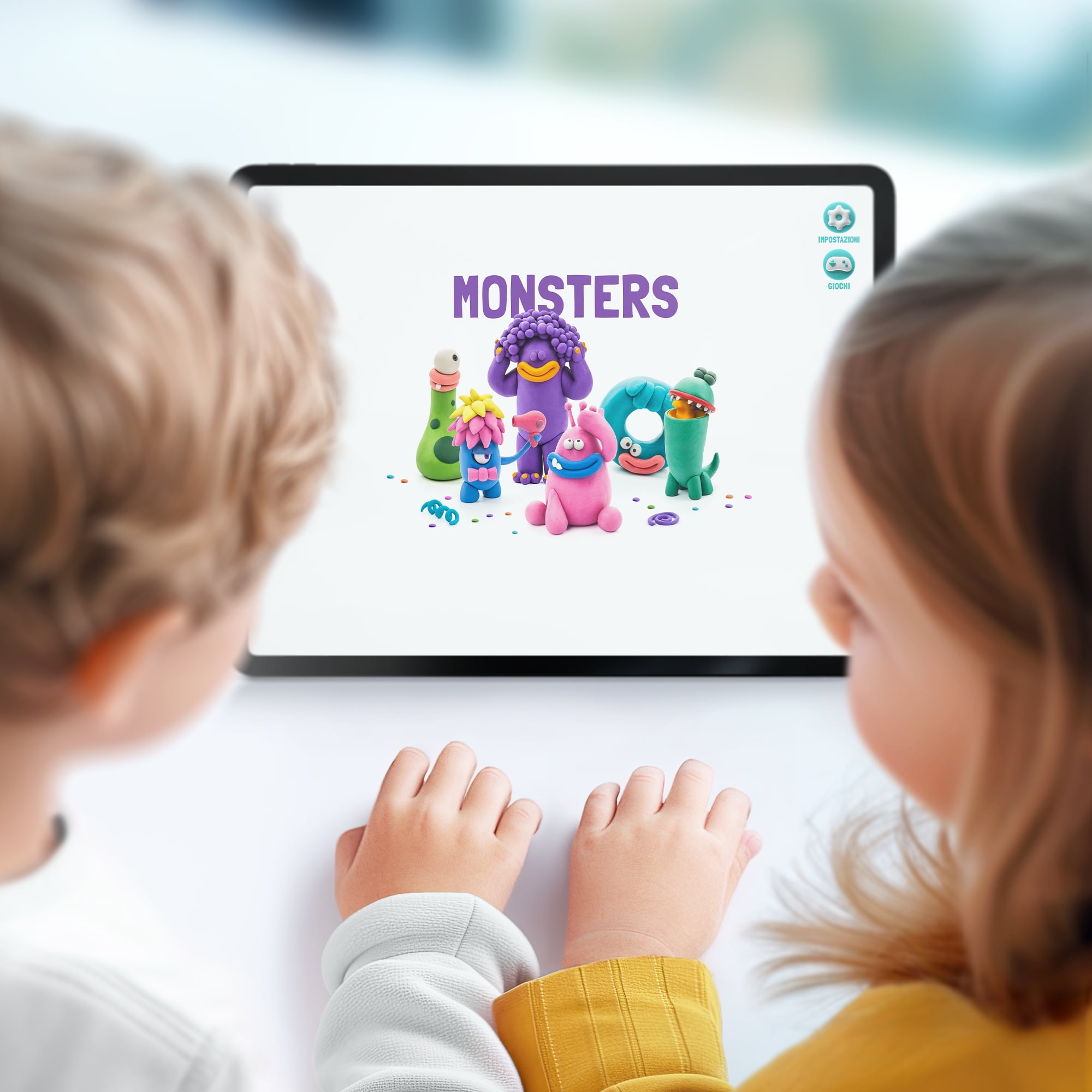 Hey Clay Monsters, Air Dry Clay Kit with Interactive App for Kids & Tweens