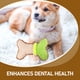 thumbnail image 3 of KAKOWELY 3 piezas de peluche para perros con sonido chirriante, juguete para la dentición de cachorros, juguete de hueso de peluche para masticar perros., 3 of 5