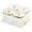 Clear 4 Grid, variant on Baoblaze Candy Nut Serving Container Divided Serving Dishes for Candy Appetizer Fruit Clear 4 Grid