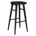 thumbnail image 3 of Saville Backless Wood Bar StoolsSet of 2 in Black, 3 of 10