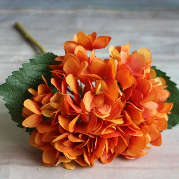 Silk Artificial Hydrangea Flower Bouquet Arrangement Home ...