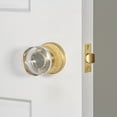 thumbnail image 4 of Viaggio Clomhmclc_Psg_234 Circolo Hammered Solid Brass Passage Door Knob Set - Black, 4 of 7