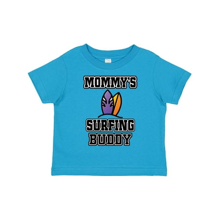 

Inktastic Mommy Surfing Buddy Surfboard Gift Toddler Boy or Toddler Girl T-Shirt