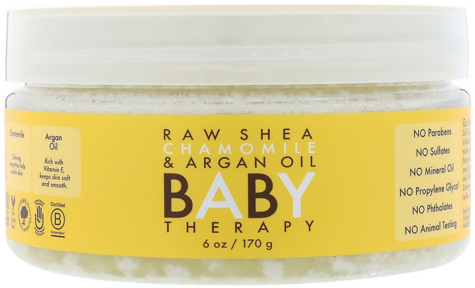 shea moisture raw shea chamomile & argan oil baby therapy