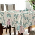 thumbnail image 3 of DEIARA Rose Red Boho Pattern Square Tablecloth 60×108in Polyester Fabric Tablecloth Washable Dust Resistant Wrinkle Resistant, 3 of 9