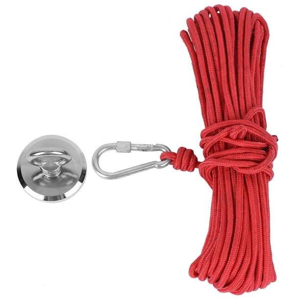 20-Meter Red Rope 249LBS Fishing Magnet, Fishing Tool, Fishing For  Underwater Treasure Searching In Rivers Camping