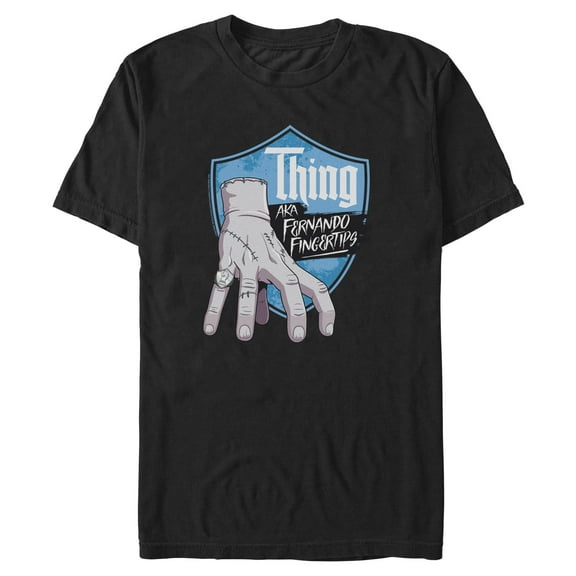 Mens Wednesday Thing Fernando Fingertips T Shirt