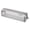 Grey, variant on Clear Nylon Pencil Case, Solid Color Transparent Pencil Pouch with Zipper Closure, Durable Lightweight Stationery Organizer for Pens, Markers, Office Supplies,Multi Color Available 7.7x2.4 Inch