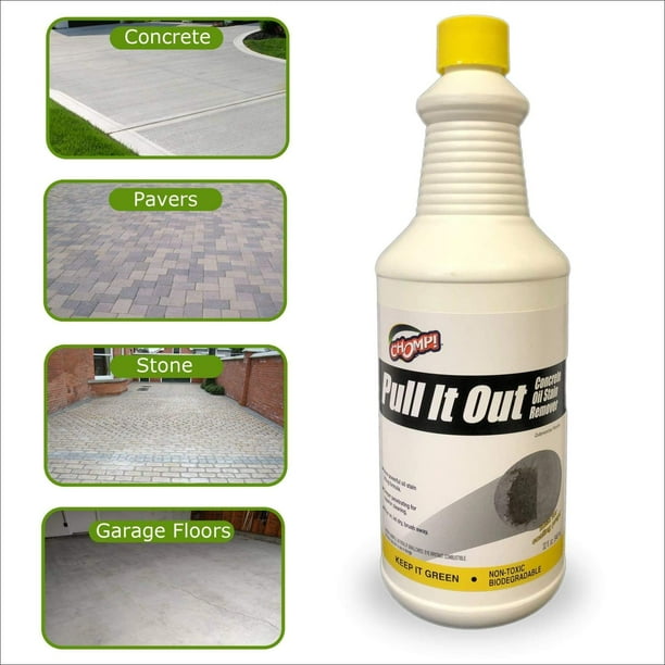 Chomp Pull It Out Concrete Stain Remover 32oz Walmart Com