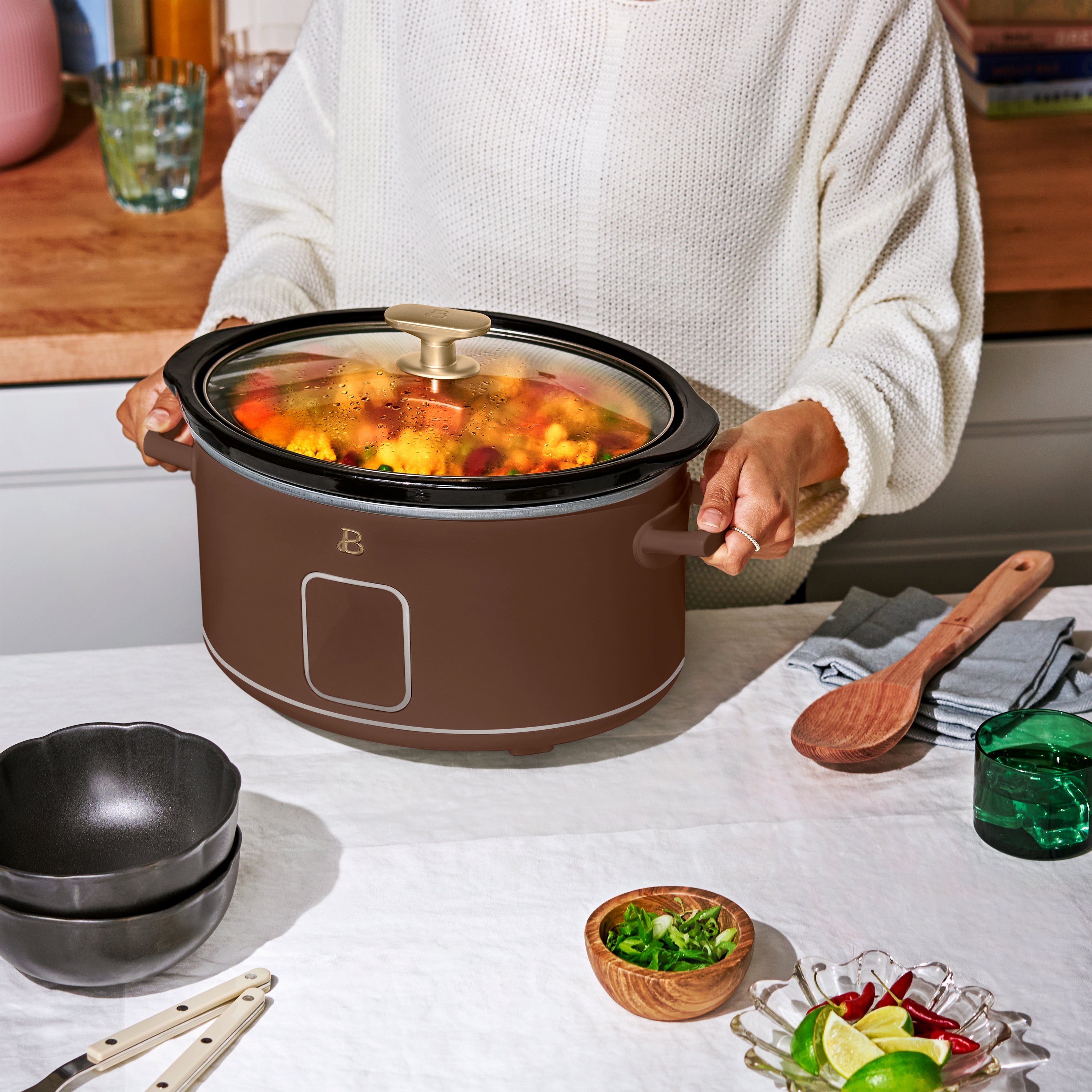 Beautiful 4-Qt Slow Cooker with Touch Display by Drew Barrymore photo 7