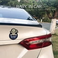 thumbnail image 3 of 2X Baby in Car Sticker Baby on Board Car Aluminum Sticker for Octavia Fabia A, 3 of 8