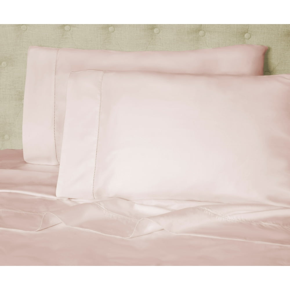 Regent's Park Blush Light Pink 400 Threadcount 100 Cotton Sateen