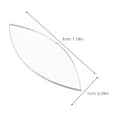 thumbnail image 2 of AURARMLET 100Pcs Mini Glass Mirrors Leaf Crafts Wall Decor For Diy Projects And Living Room, 2 of 8