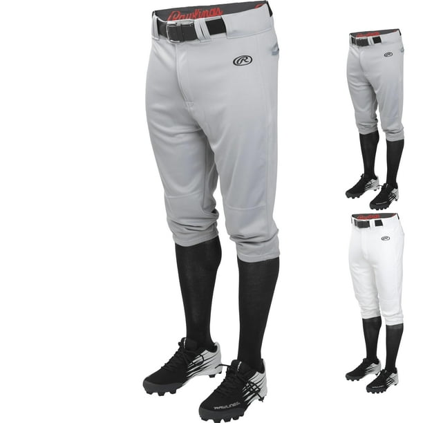 Braguitas de béisbol Rawlings Launch Series Youth XL, color gris