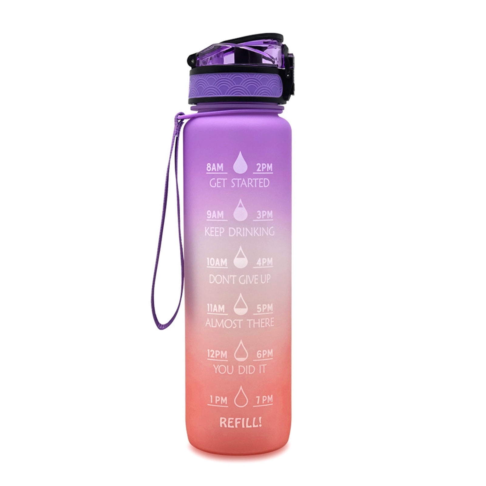 Reduce 14oz 2pk Plastic Hydrate Tritan Sun's Out and Purple Flowers Water  Bottles