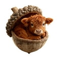 thumbnail image 2 of Adorno Navideño de Animales Del Bosque de 8 Cm | Colgante Navideño de Acrílico | Decoración Caprichosa de Animales Del Bosque | Regalo Ideal | Versátil para Coronas y Centros de Mesa, 2 of 5