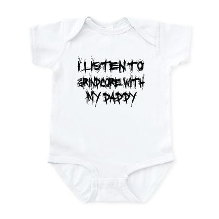 

CafePress - Grindcore With My Daddy Infant Bodysuit - Baby Light Bodysuit Size Newborn - 24 Months