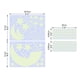 thumbnail image 3 of Blue Green Luminous Star Luminous Bedroom Home Decoration Wall Sticker, 3 of 6