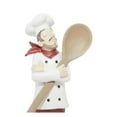 thumbnail image 6 of 4"W, 12"H Multi Colored Polystone Chef Sculpture, by DecMode (2 Count), 6 of 11