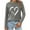 Gray, variant on Inverlee Women's Valentine's Day Shirts Sweet Love Heart Graphic Tees Soft Long Sleeve Blouse Round Neck Tunic T-shirt Tops Valentines Day Gifts for Women
