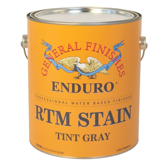 1 gal General Finishes GTG Tint Gray Enduro RTM Water-Based Wood Stain