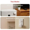 thumbnail image 3 of SwitchBot Bot (2 Pcs) et SwitchBot Hub Mini/ Bouton Poussoir Intelligent - Sans Câblage, Contrôle Sans Fil via Application Ou Minuterie, Compatible avec Alexa, Google Home, IFTTT, Blanc, 3 of 4
