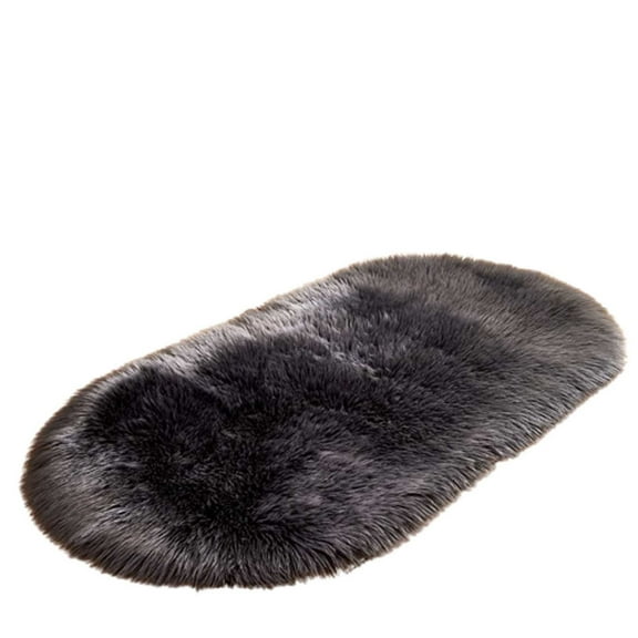 Ultra Soft Fluffy Bedroom Rugs,23.6x15.7 inches Oval Fluffy Rugs for Bedroom,Small Throw Rugs, Kids Room Carpet Modern Shaggy Area Rugs Home Decor