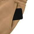 thumbnail image 7 of Fleece Lined Jogger Pants for Men Elastic Waist Drawstring Warm Running Athletic Pant Winter Sweatpants with Pocket, 7 of 7
