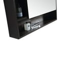 thumbnail image 5 of Fine Fixtures Surface Mount Bathroom Medicine Cabinet, Black., 5 of 5