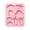 Pink, variant on 8 Cavity Graduation Theme Baking Molds, Cap Scroll and Star Shape Chocolate Candy Tray for Party Cake Decoration, Flexible Pastry Fondant Maker Cupcake Pan for Kitchen Deserts
