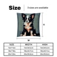 thumbnail image 5 of Pixel Dog Velvet Throw Pillow Covers Set of 2 with Unique Patterns in Sizes 16x16, 18x18, and 20x20 Inches for Chair Pillow, 5 of 6