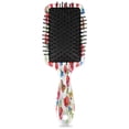 thumbnail image 2 of Summer Fruit Lemon Hair Brush Detangler Brush with Nylon Bristle for Thick Curly Thin Long Short Wet or Dry Hair Adds Shine and Makes Hair Health Paddle Hairbrush for Women Men, 2 of 6