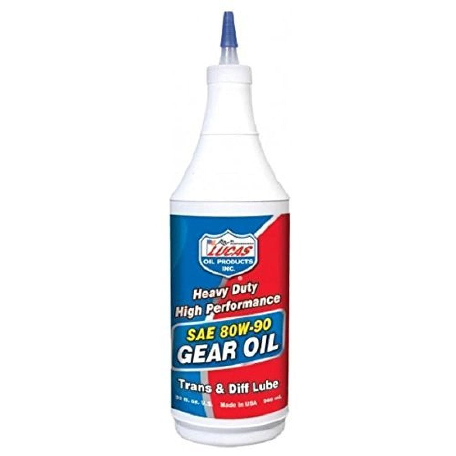 Lucas Oil 10043 SAE 80W90 Heavy Duty Gear Oil 1 Quart (10)