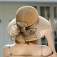 thumbnail image 4 of Travelwant Women Organza Derby Church Wedding Fascinators Cloche Bucket Bowler Hat, 4 of 7