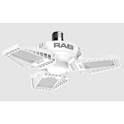 RAB HID-65-V-E26-850-BYP-GL Garage Lighter LED Bulb, 5000K, 120-277V (65)
