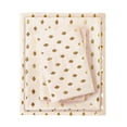thumbnail image 3 of Comfort Classics Metallic Dot 4 Piece Blush Polyester Bed Sheet Set, Twin – Ultra Soft Microfiber, 3 of 7