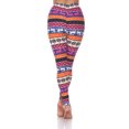 thumbnail image 4 of White Mark Leggings à Imprimé des Fêtes pour Femmes, 4 of 5