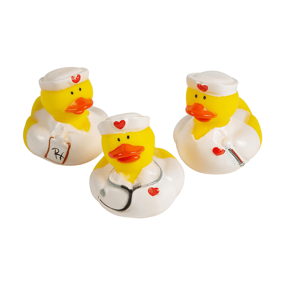 Nurse Rubber Duckies - Party Favors - 12 Pieces