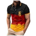 thumbnail image 1 of Ramiter Men'S Golf Shirts Men's Polo Shirts with Pocket Quick Dry Short Sleeve Active Performance Wine,L, 1 of 6