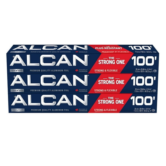 Alcan Aluminum Foil Wrap, 3-pack