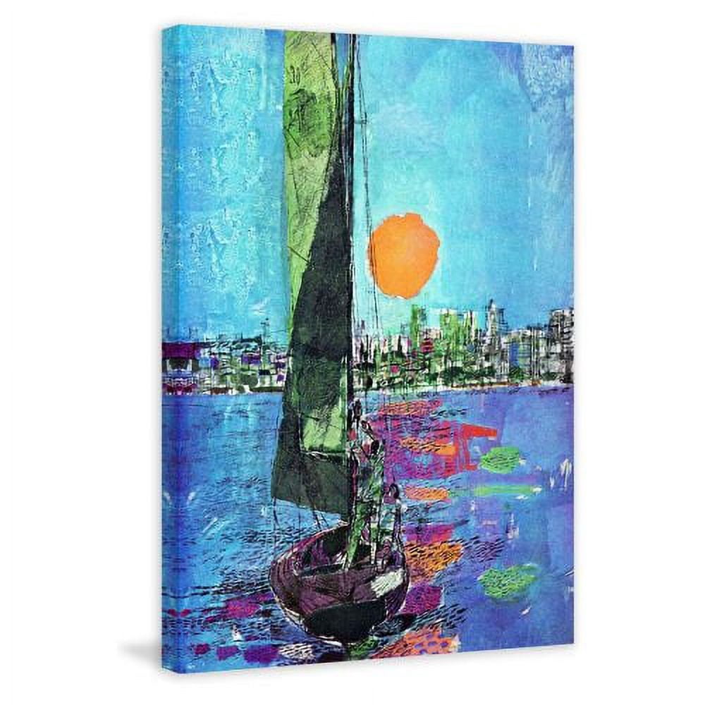 "Blue Sky" Painting Print on Wrapped Canvas