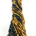 thumbnail image 3 of 27" Black and Golden Glass Bead Necklace (Dozen), 3 of 5