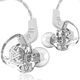 thumbnail image 1 of Audífonos In-ear Qkz Ak6 Pro Auricular Gamer Alambre 40khz Transparente Blanco, 1 of 6